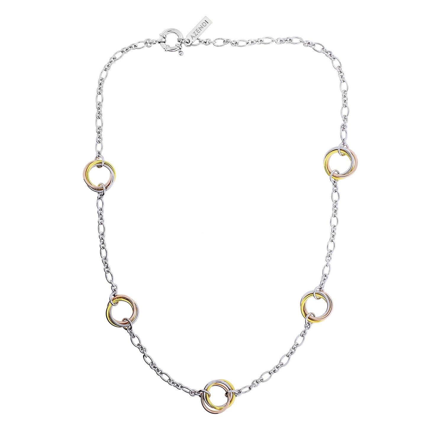 Entangled Multiple Love Knot Necklace