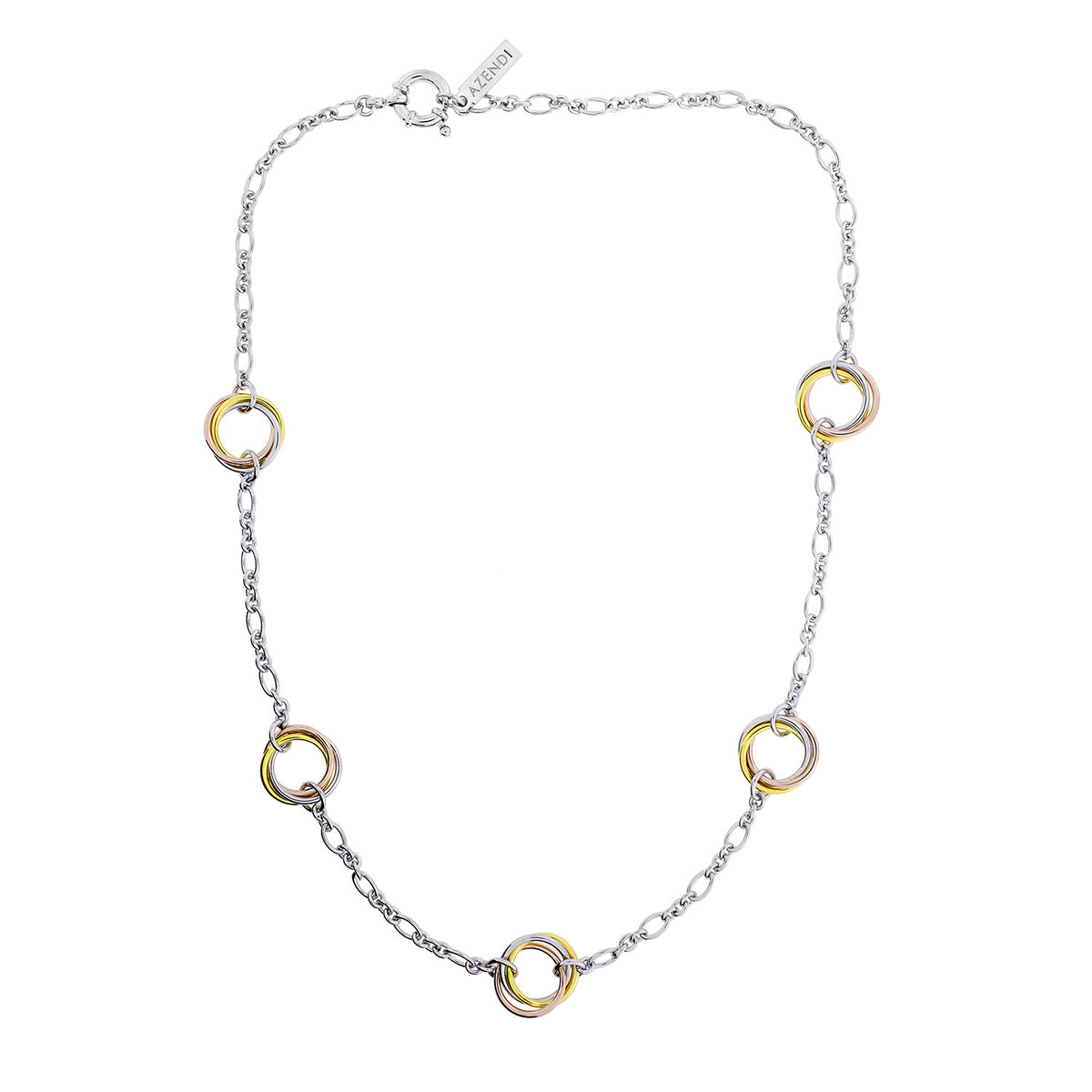 Entangled Multiple Love Knot Necklace