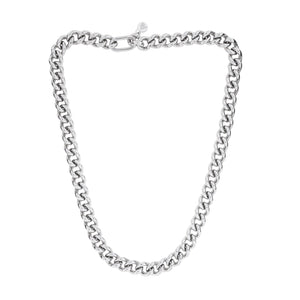 Silver Classic Curb Link Necklace
