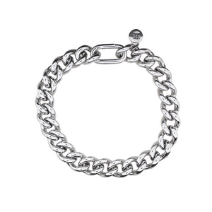 Silver Classic Curb Link Bracelet