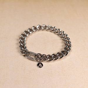 Silver Classic Curb Link Bracelet