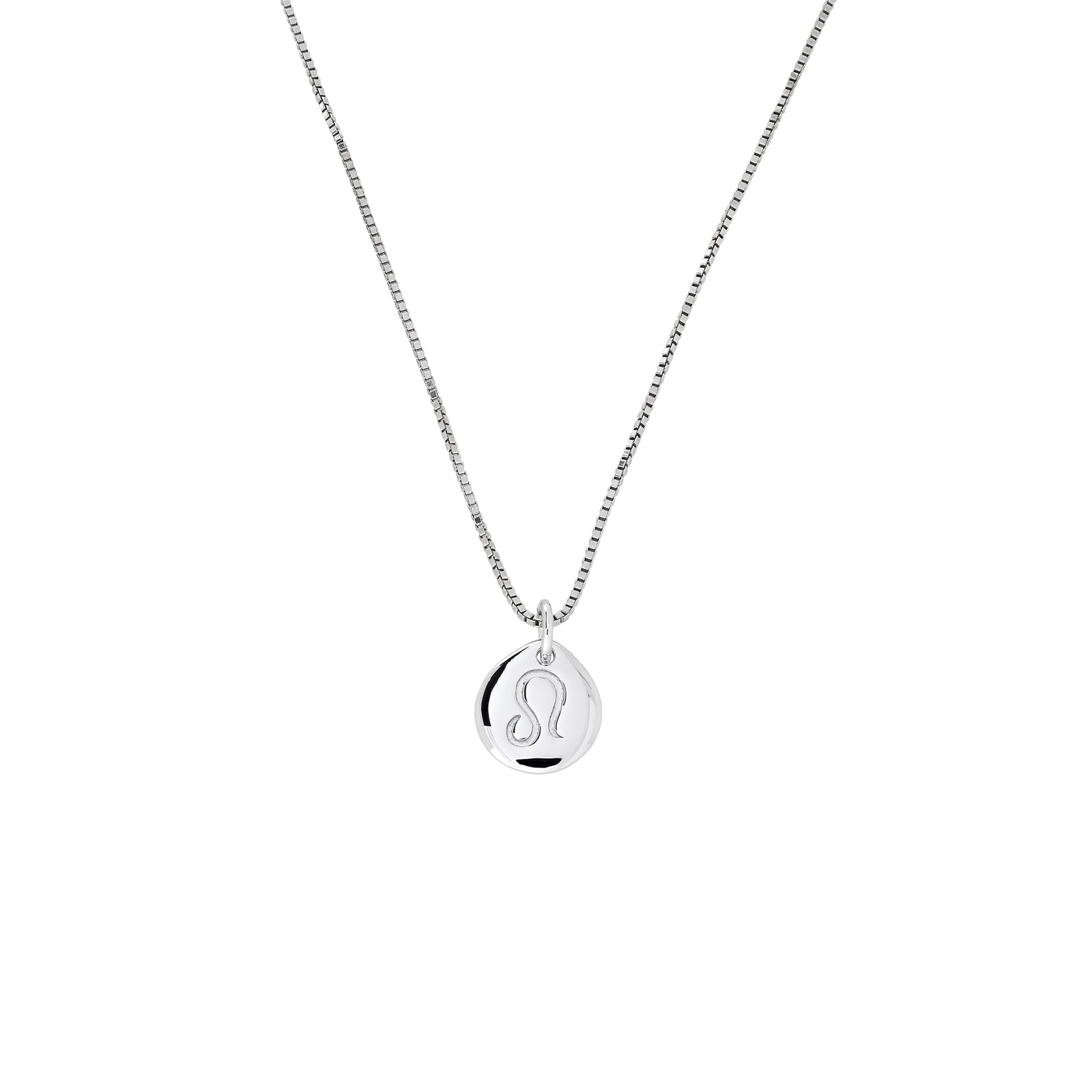 Silver Leo Zodiac Pendant