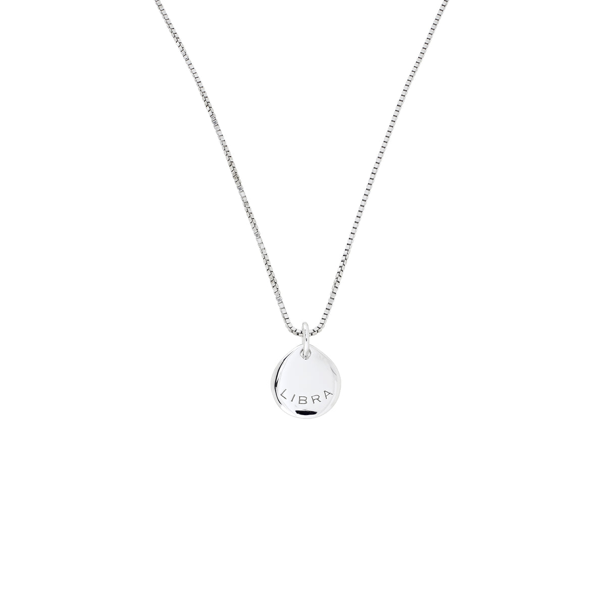 Silver Libra Zodiac Pendant