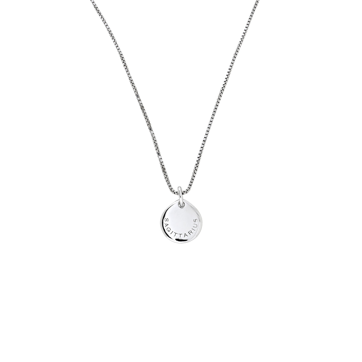 Silver Sagittarius Zodiac Pendant