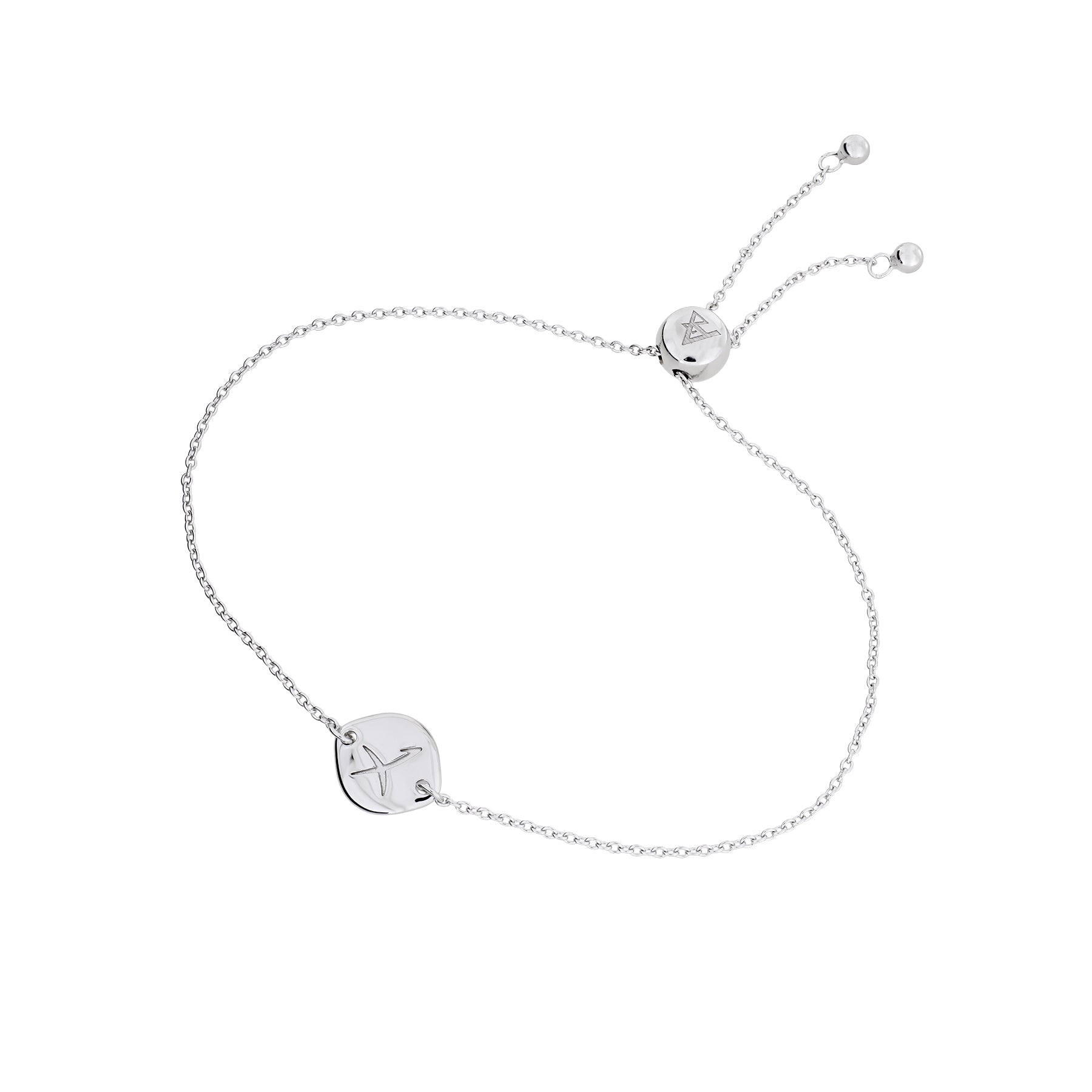 Silver Sagittarius Zodiac Adjustable Bracelet