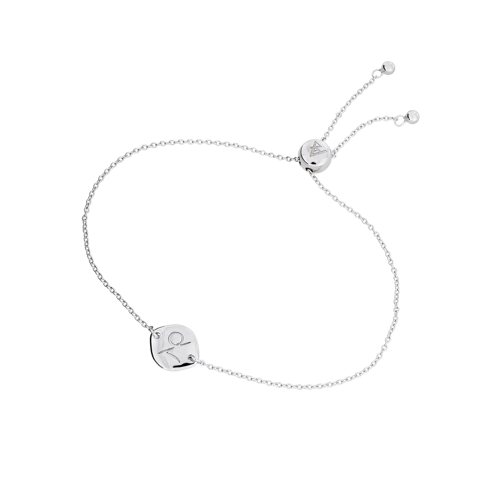 Silver Capricorn Zodiac Adjustable Bracelet