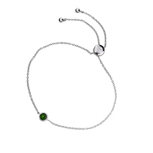 May Birthstone Bracelet - Siberian Emerald