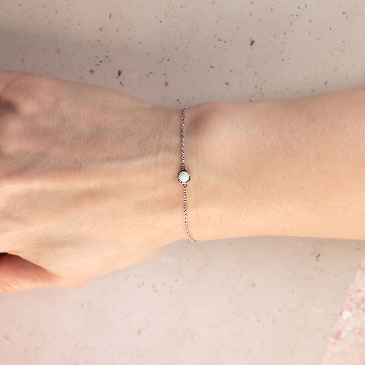 October Birthstone Bracelet - Opal