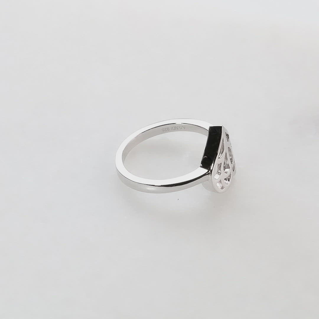 Heart of Yorkshire Open Heart Ring