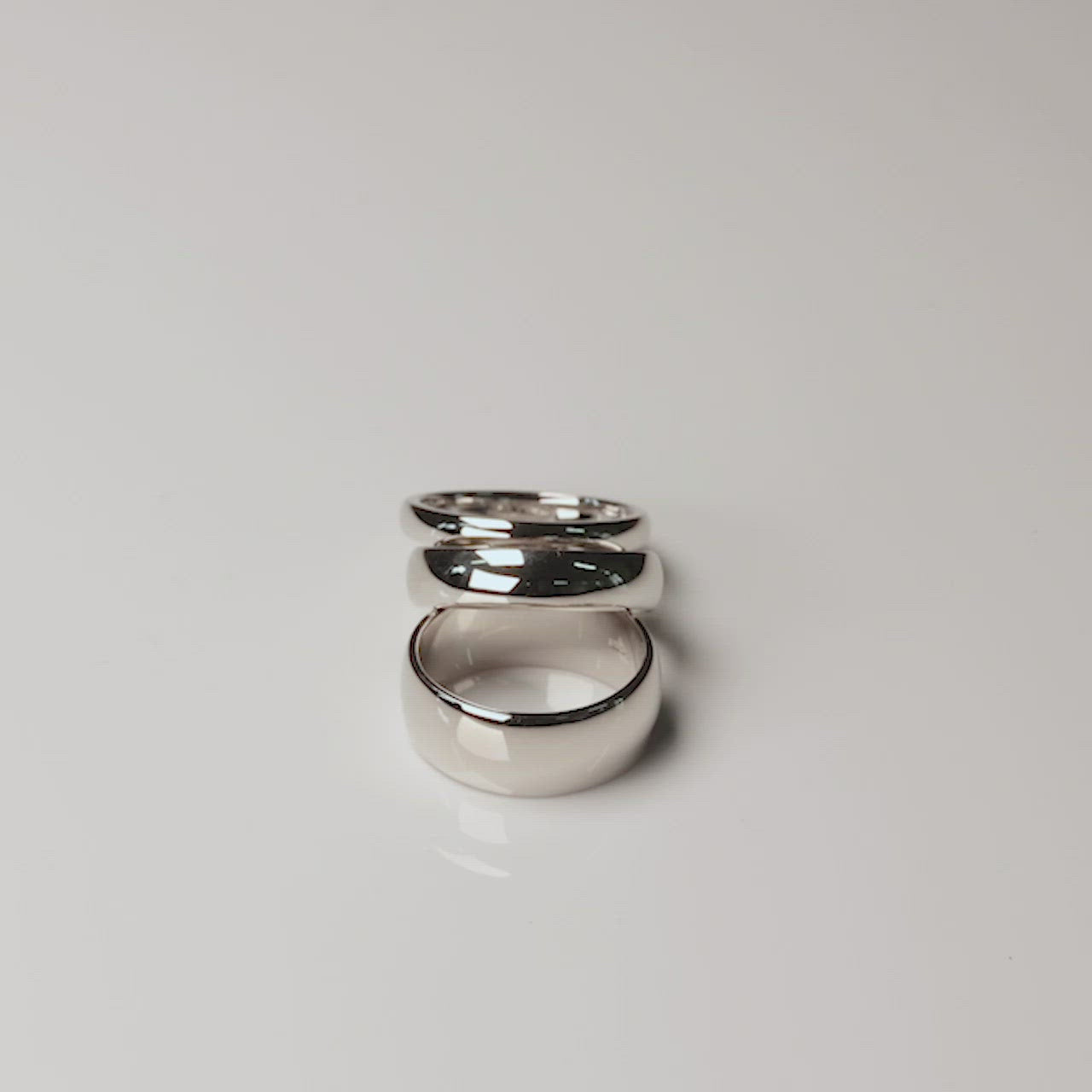 Sterling Silver Polished Elements Ring
