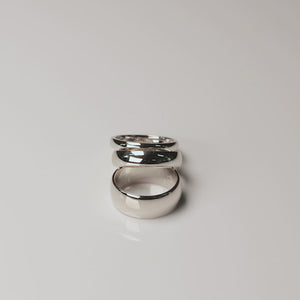Sterling Silver Polished Elements Ring