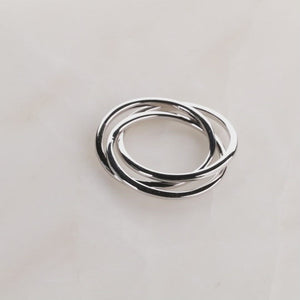 Silver Russian Wedding Ring