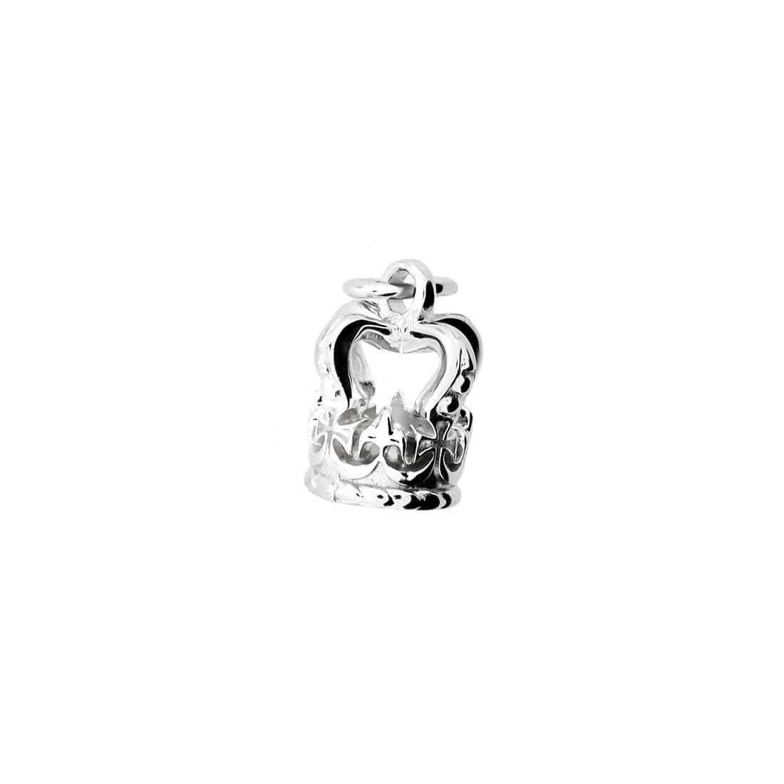 Crown Silver Link Charm