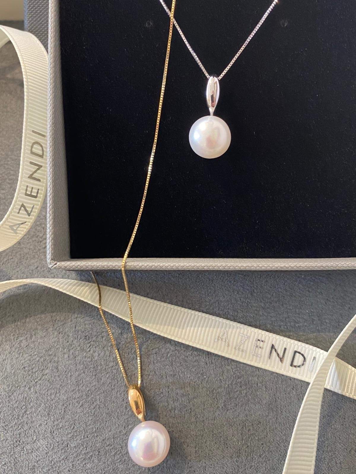 9 Carat Gold & Freshwater Pearl Drop Pendant