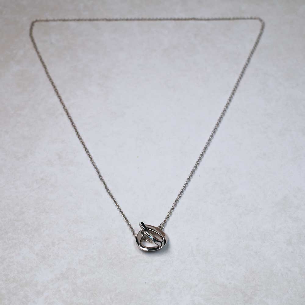 Gossamer Ribbon T-Bar Necklace