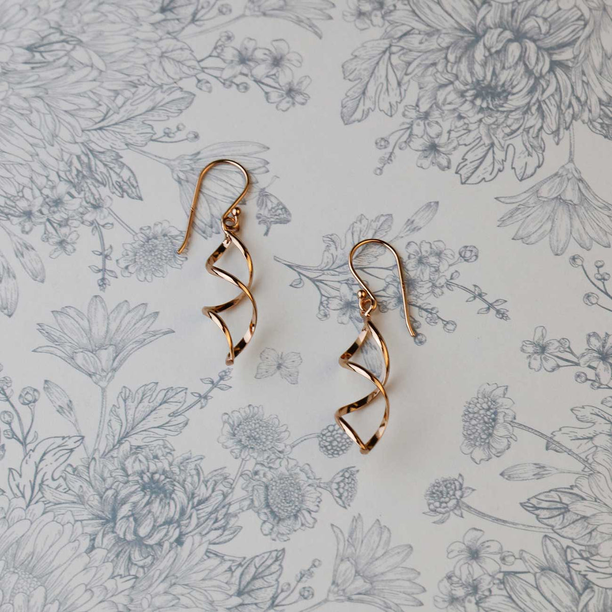 Longer Open Twist Earrings