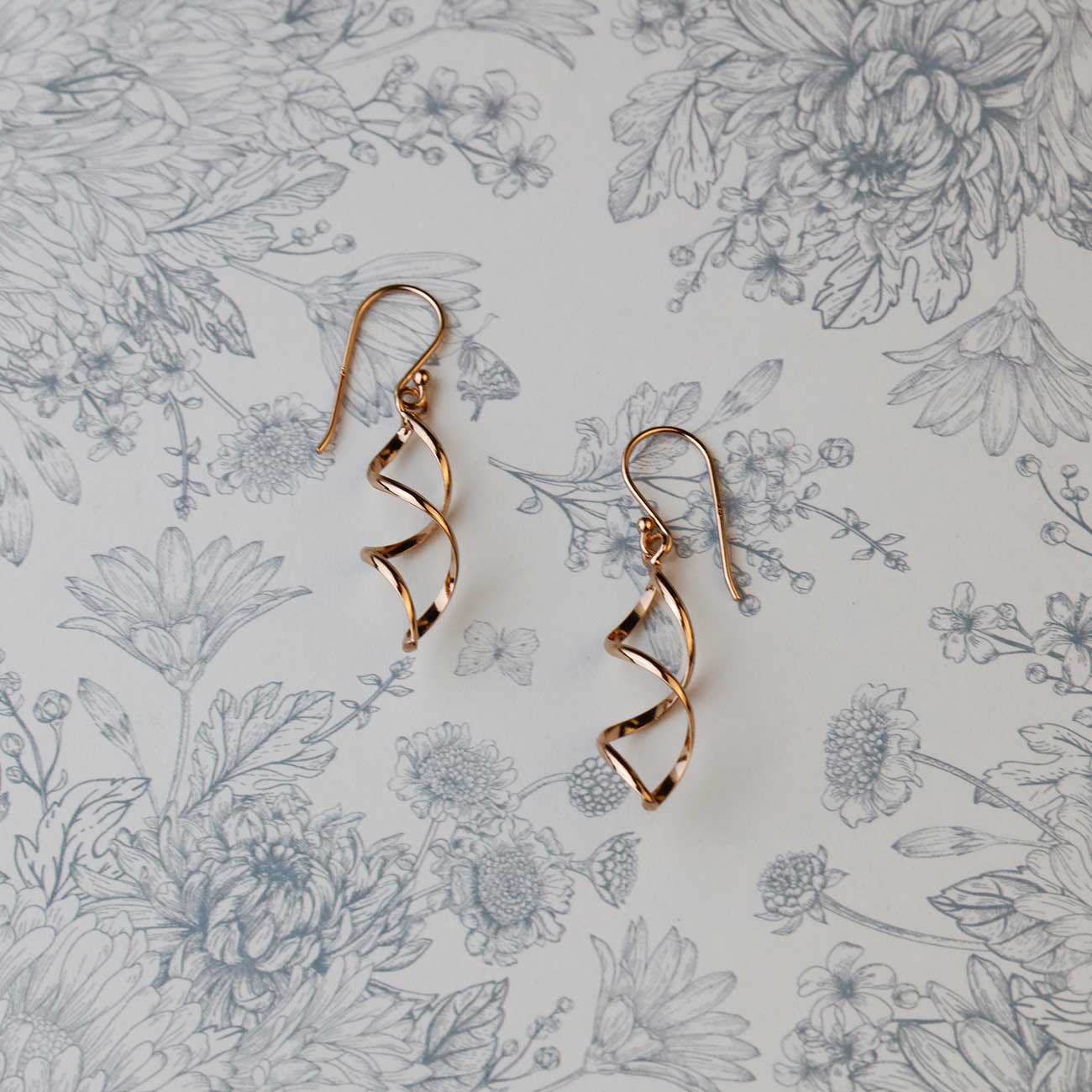 Longer Open Twist Earrings