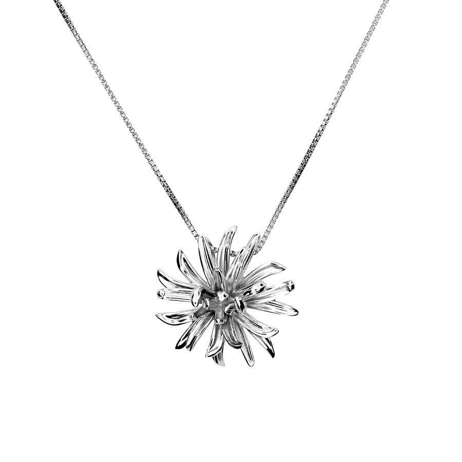 Chrysanthemum November Birthday Flower Pendant