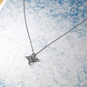 Silver Celtic Star Pendant