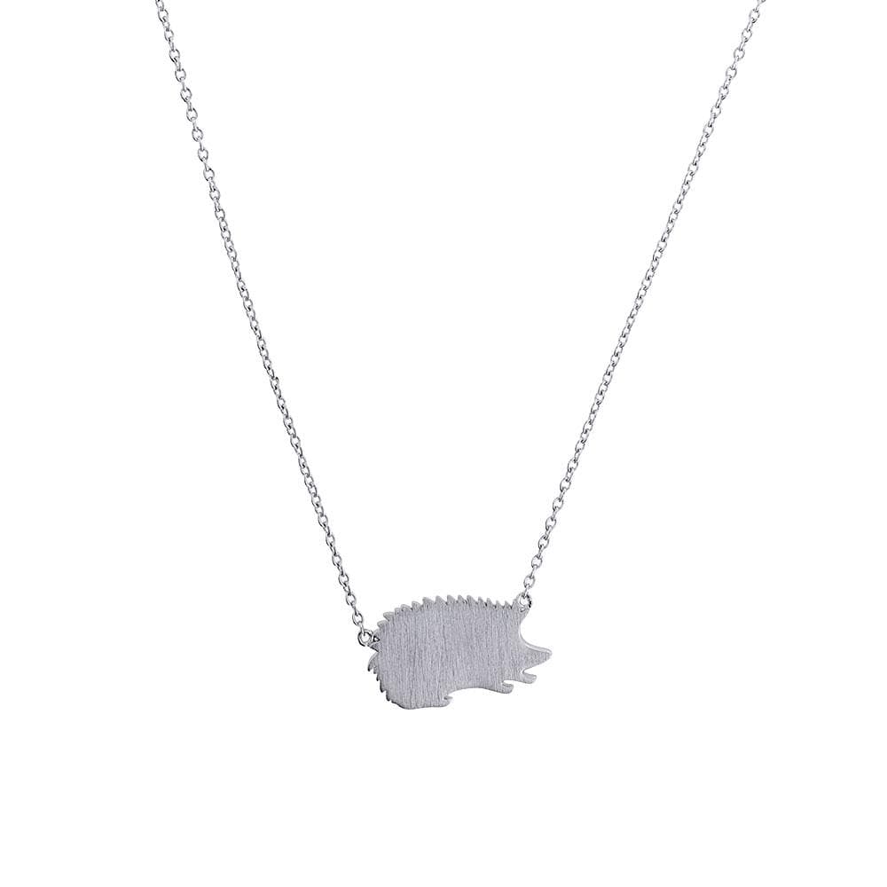 Silver Hedgehog Necklace