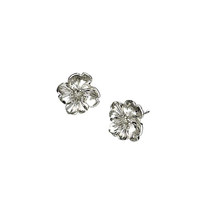 Primrose February Birthday Flower Earrings