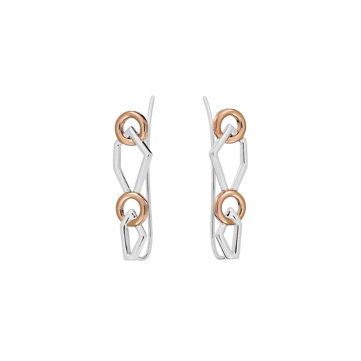 Pinnacle Open Shapes Ear Climbers