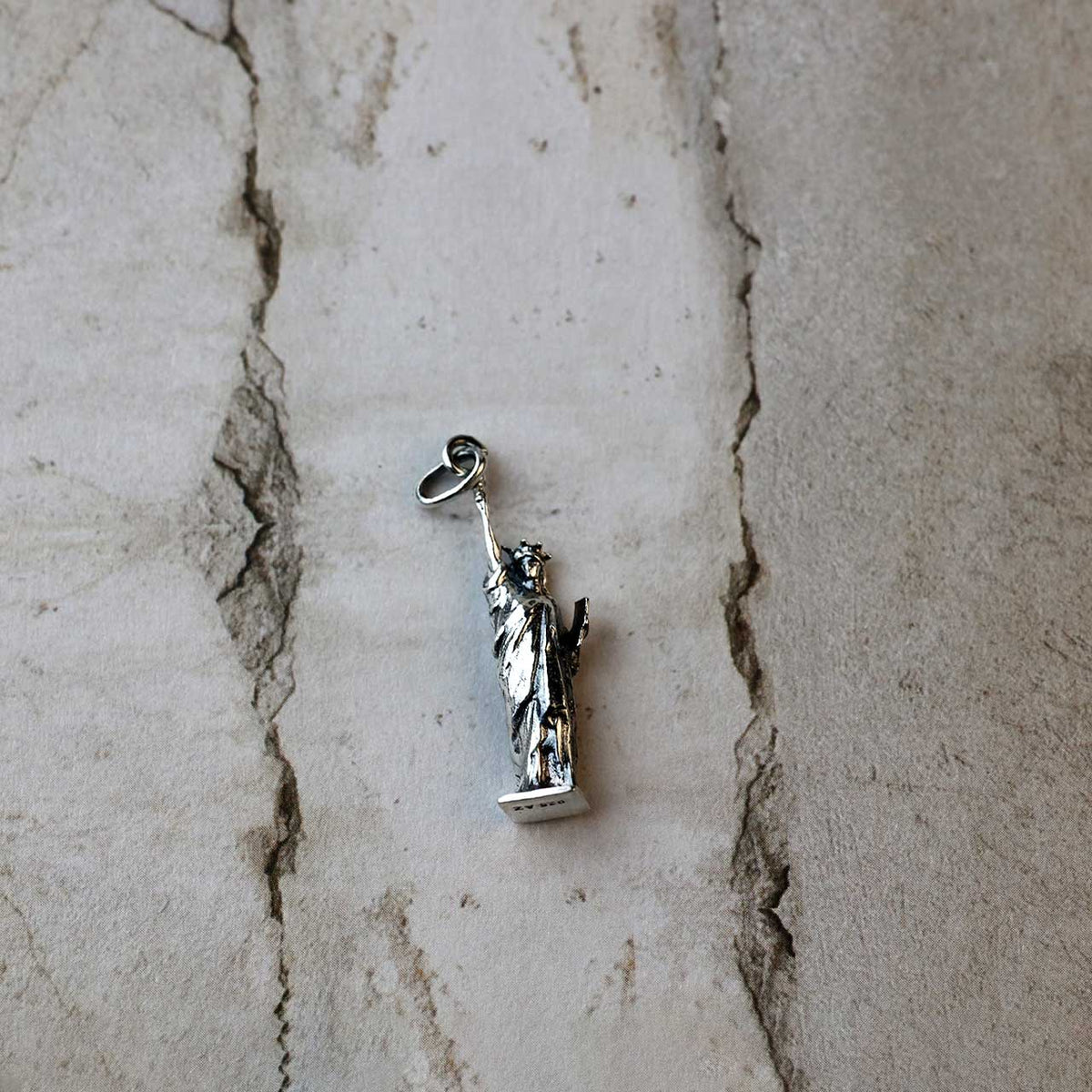 Silver Statue of Liberty Charm
