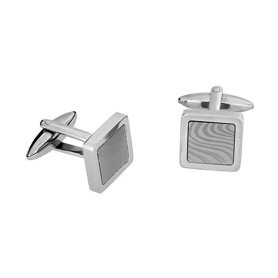 Steel Waves Cufflinks
